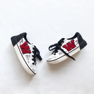 ZARA graffiti low cut sneakers VGUC 30/31(12.5/13)